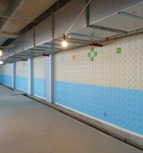 양산 현장 - pvc 벽체배수판 시공